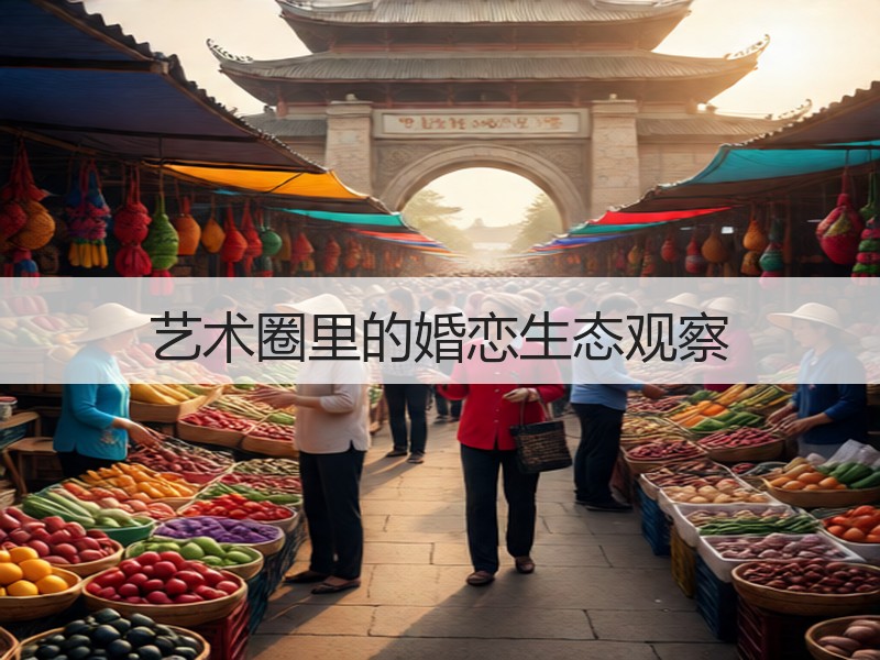 艺术圈里的婚恋生态观察