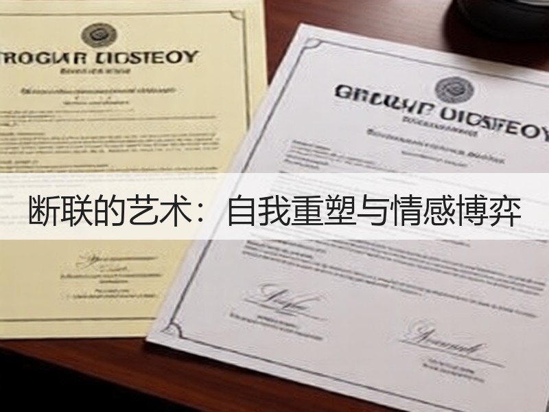 断联的艺术：自我重塑与情感博弈