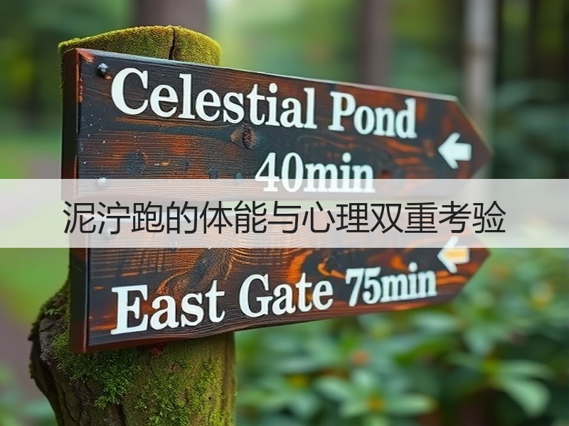 泥泞跑的体能与心理双重考验
