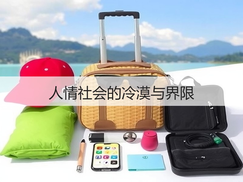 人情社会的冷漠与界限