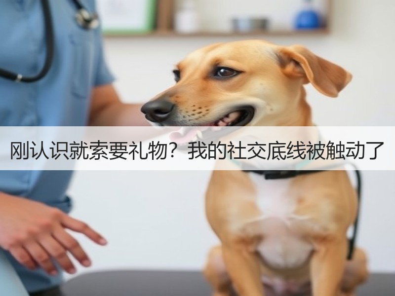 刚认识就索要礼物？我的社交底线被触动了