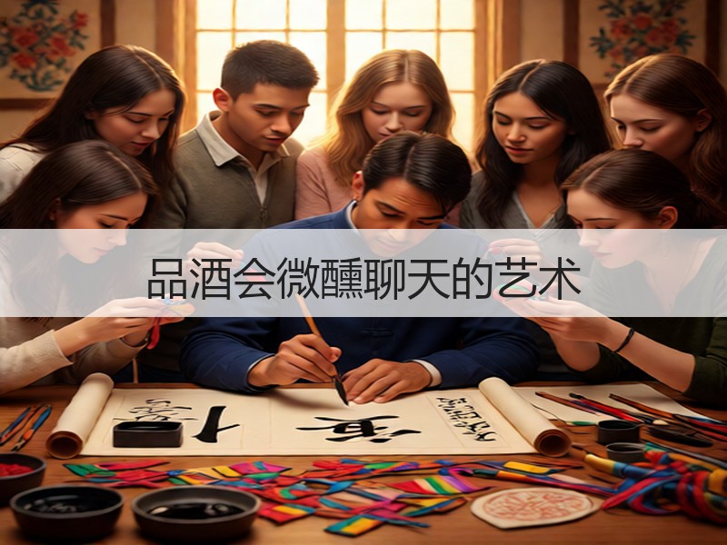 品酒会微醺聊天的艺术