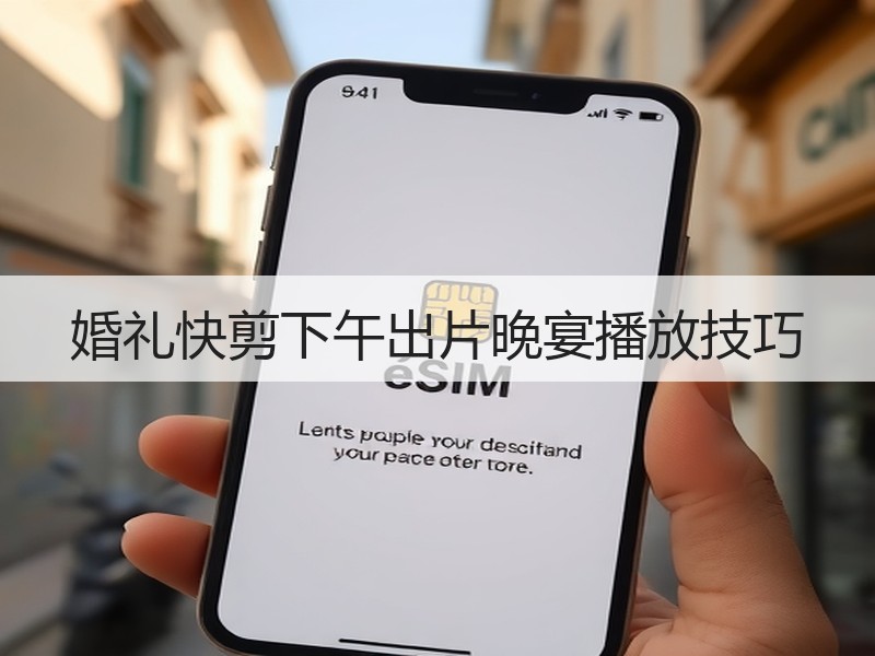 婚礼快剪下午出片晚宴播放技巧