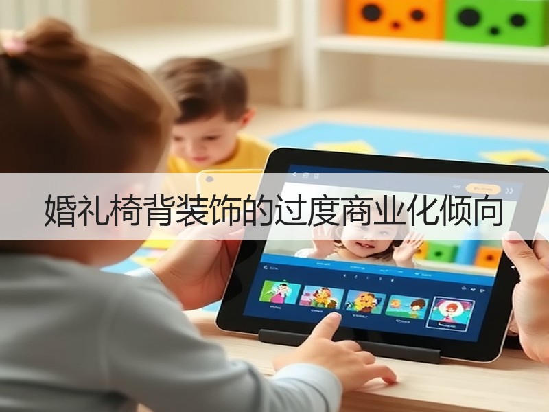 婚礼椅背装饰的过度商业化倾向