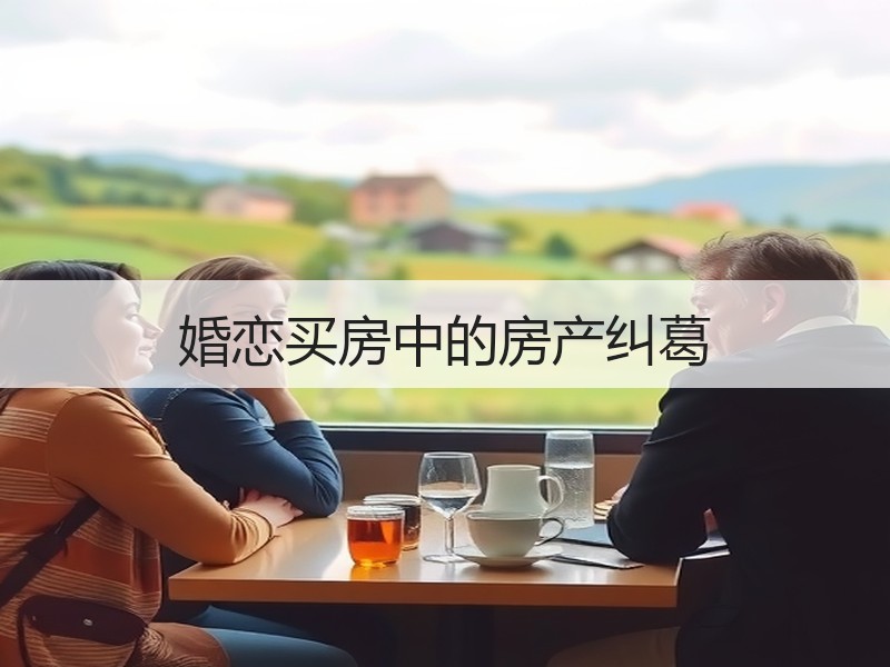 婚恋买房中的房产纠葛