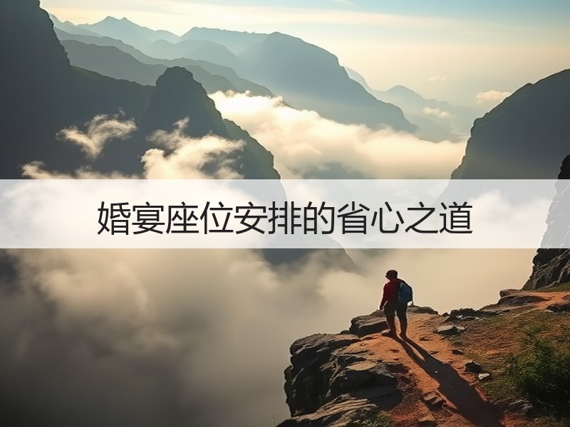 婚宴座位安排的省心之道