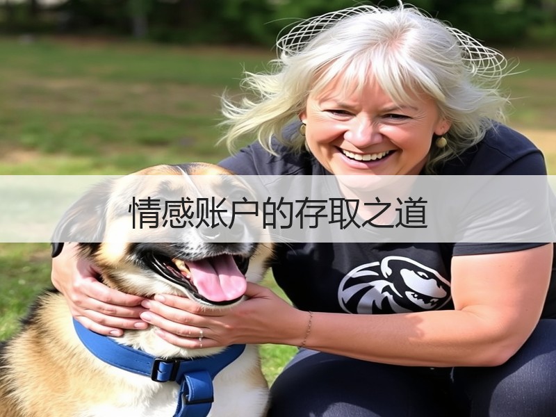情感账户的存取之道