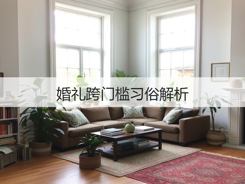 婚礼跨门槛习俗解析