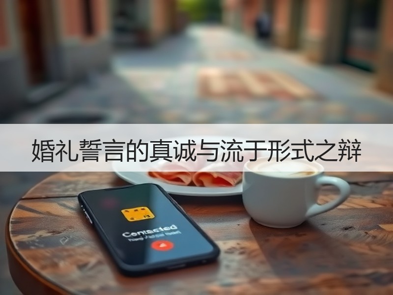 婚礼誓言的真诚与流于形式之辩