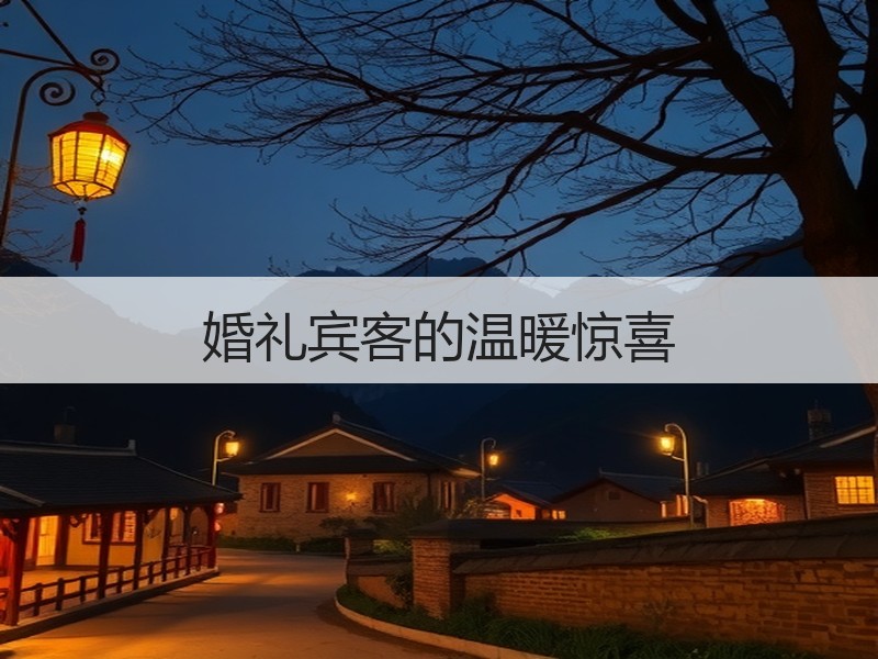 婚礼宾客的温暖惊喜