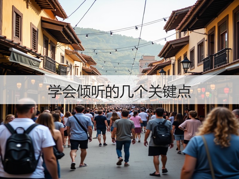 学会倾听的几个关键点