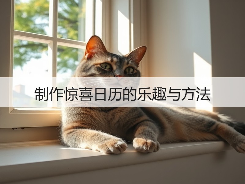 制作惊喜日历的乐趣与方法