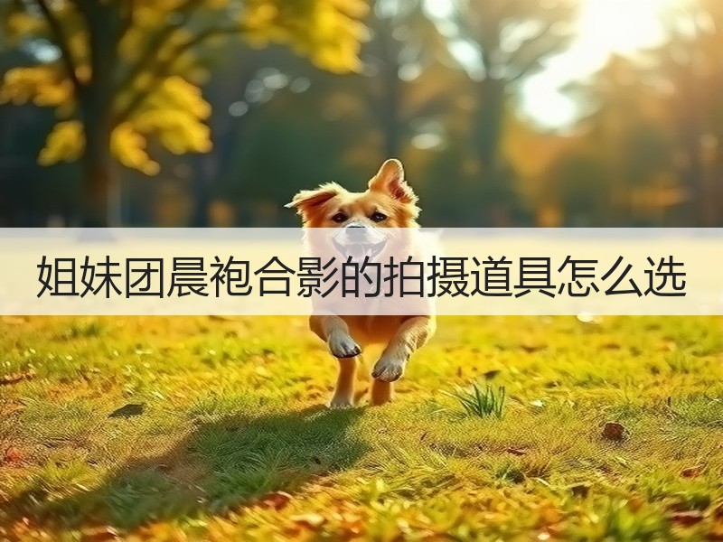 姐妹团晨袍合影的拍摄道具怎么选