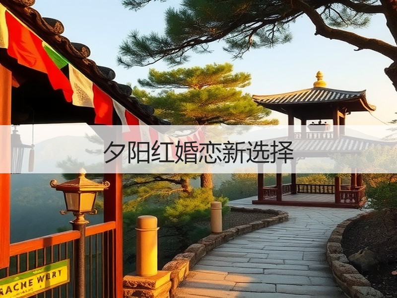 夕阳红婚恋新选择