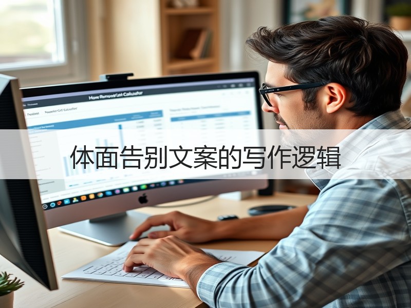 体面告别文案的写作逻辑