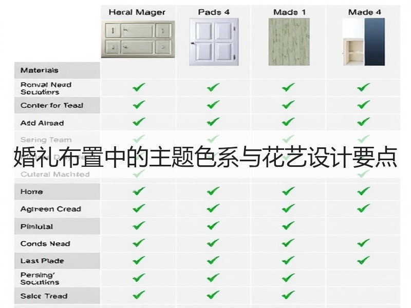 婚礼布置中的主题色系与花艺设计要点