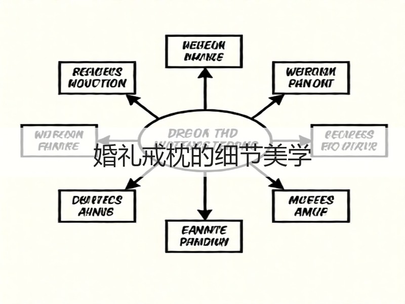 婚礼戒枕的细节美学