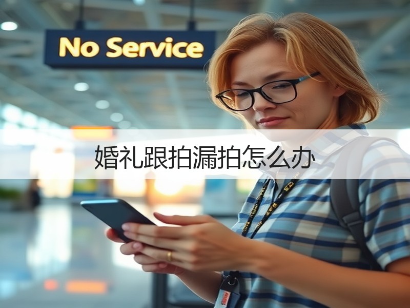 婚礼跟拍漏拍怎么办