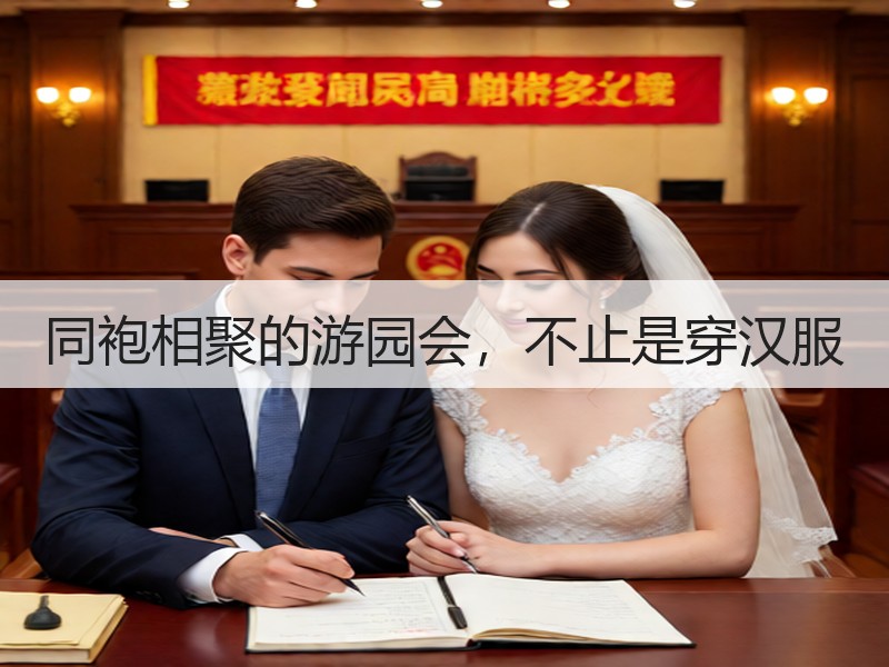 同袍相聚的游园会，不止是穿汉服