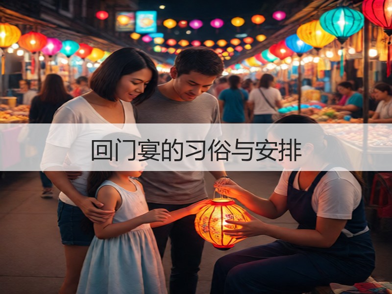 回门宴的习俗与安排