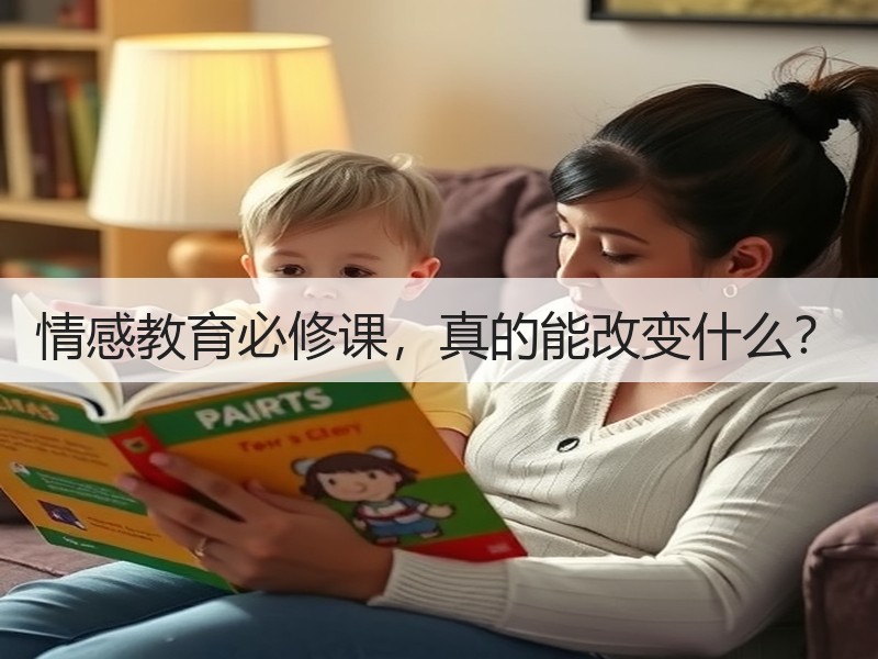 情感教育必修课，真的能改变什么？