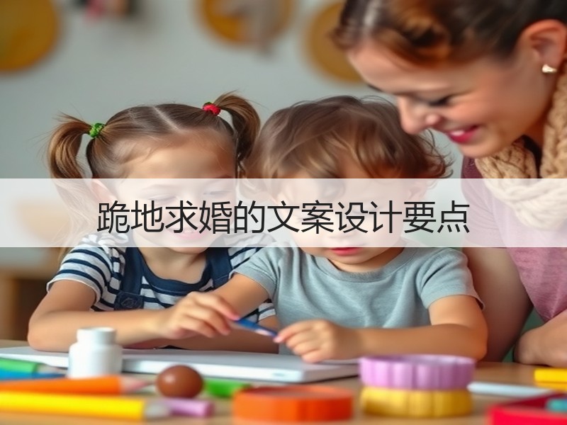 跪地求婚的文案设计要点
