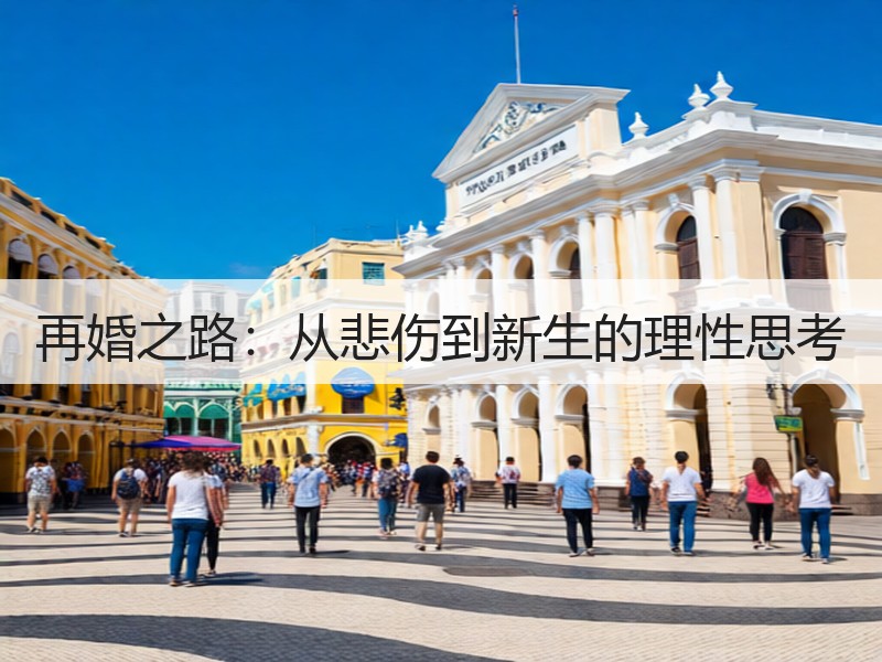 再婚之路：从悲伤到新生的理性思考