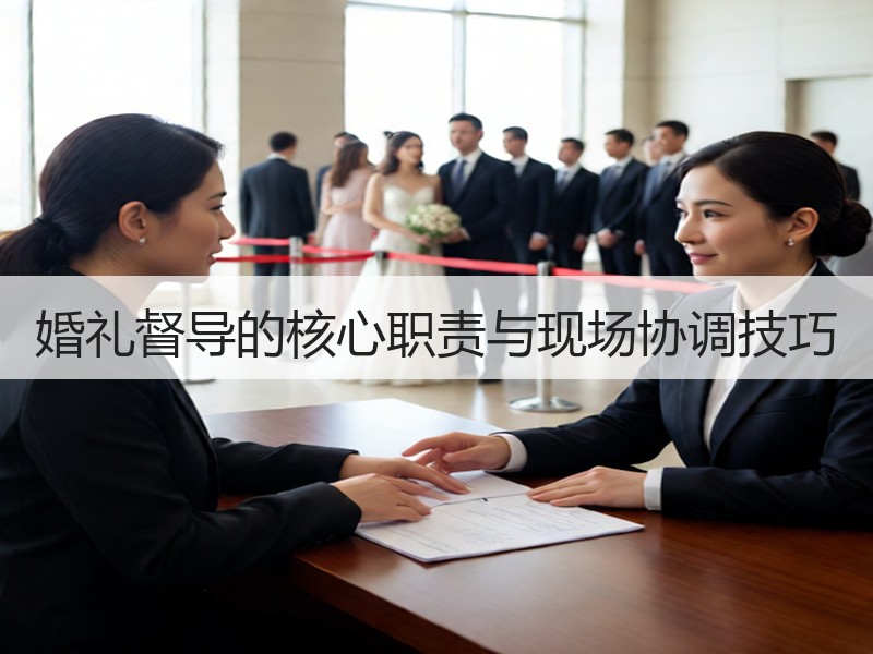 婚礼督导的核心职责与现场协调技巧