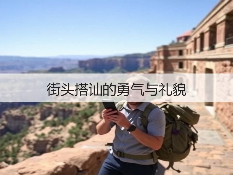 街头搭讪的勇气与礼貌