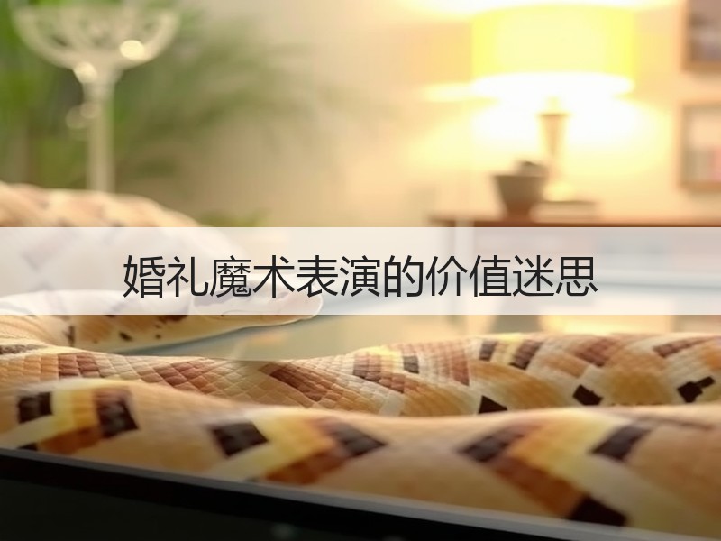 婚礼魔术表演的价值迷思