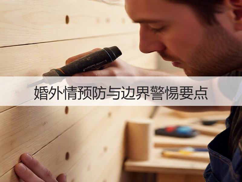 婚外情预防与边界警惕要点