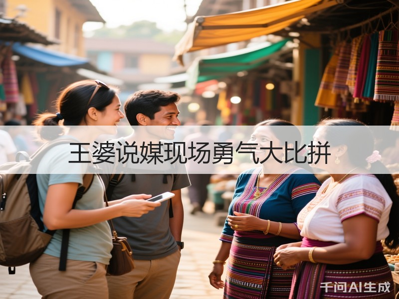 王婆说媒现场勇气大比拼