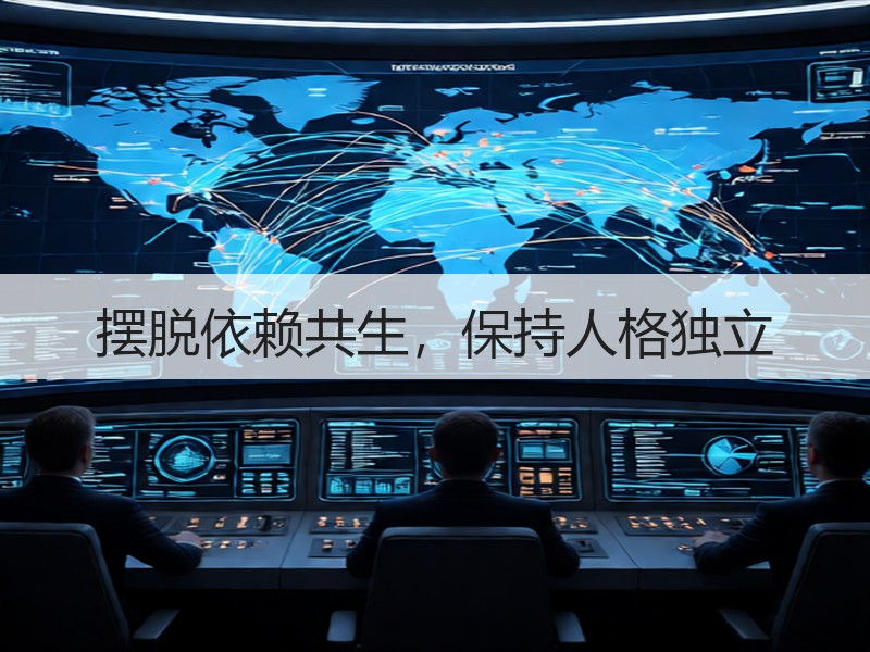 摆脱依赖共生，保持人格独立