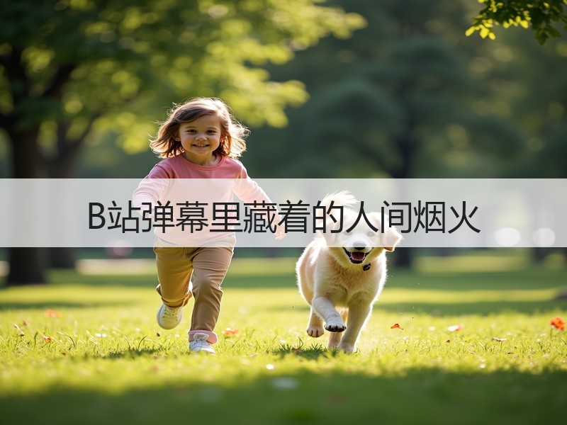 B站弹幕里藏着的人间烟火