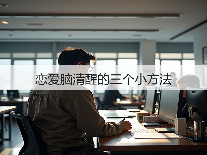 恋爱脑清醒的三个小方法