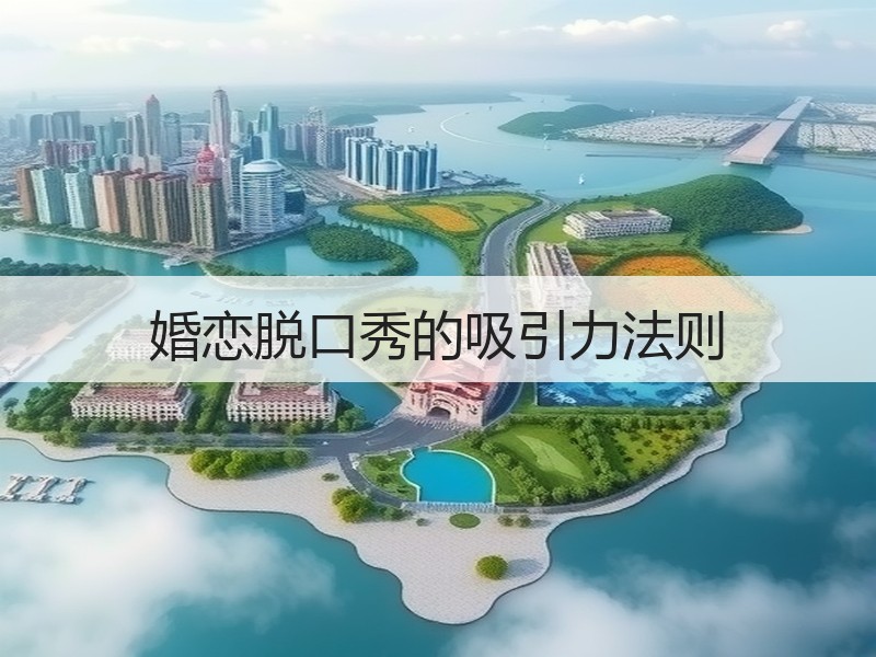 婚恋脱口秀的吸引力法则