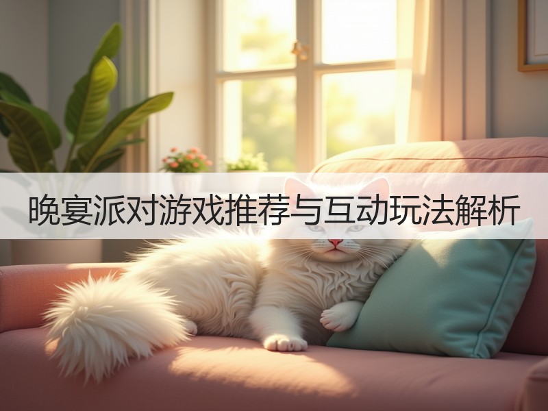 晚宴派对游戏推荐与互动玩法解析
