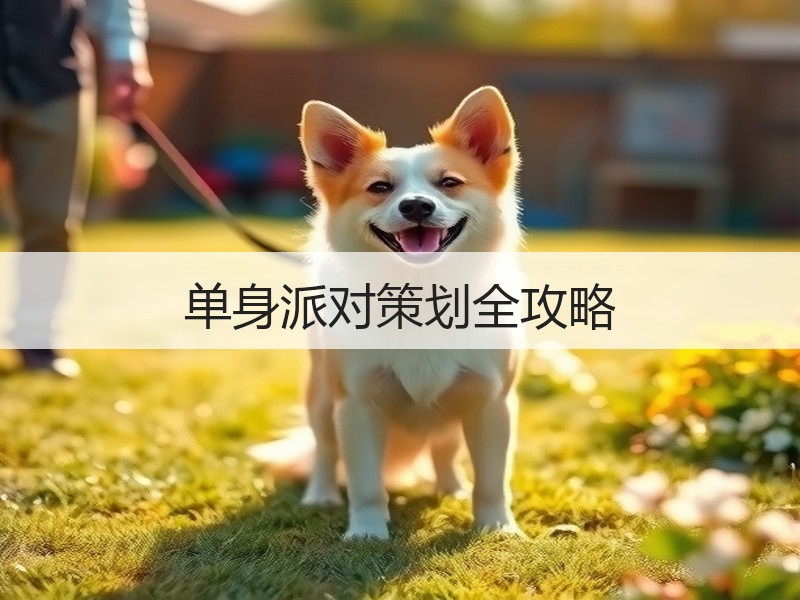 单身派对策划全攻略