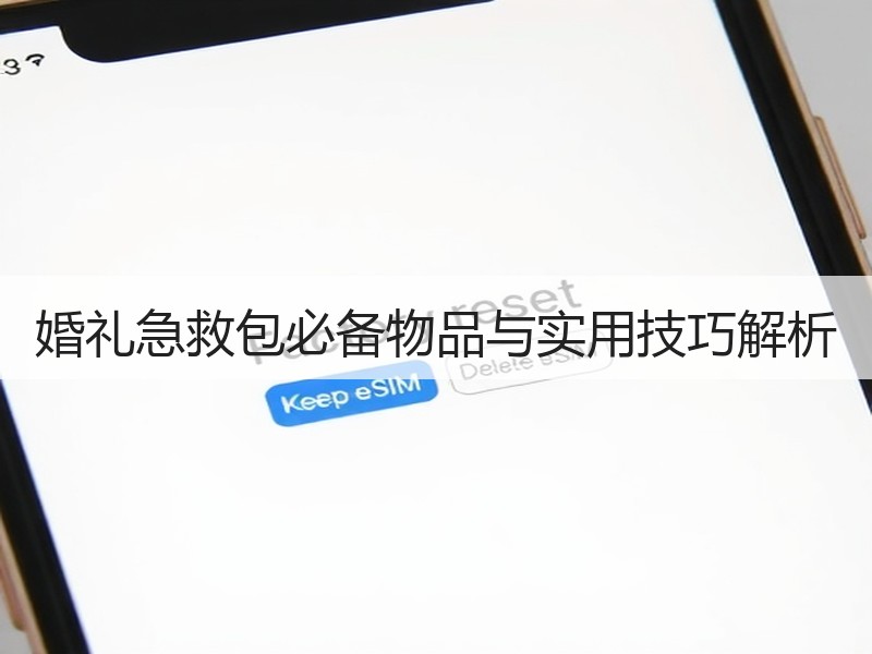 婚礼急救包必备物品与实用技巧解析