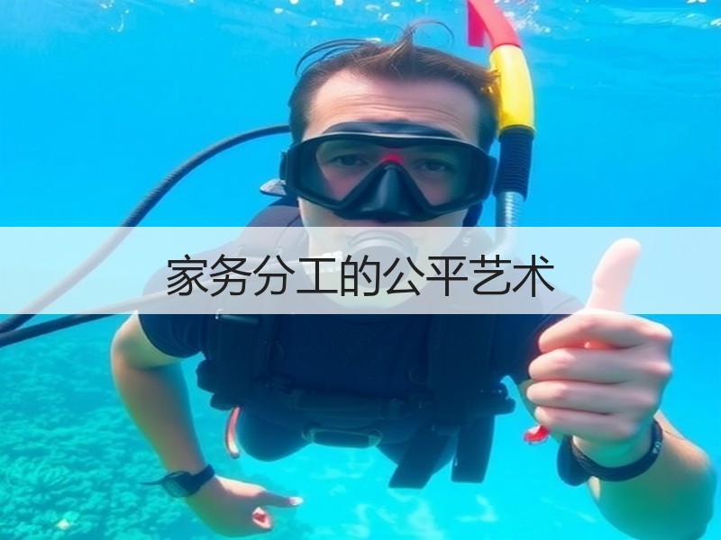 家务分工的公平艺术